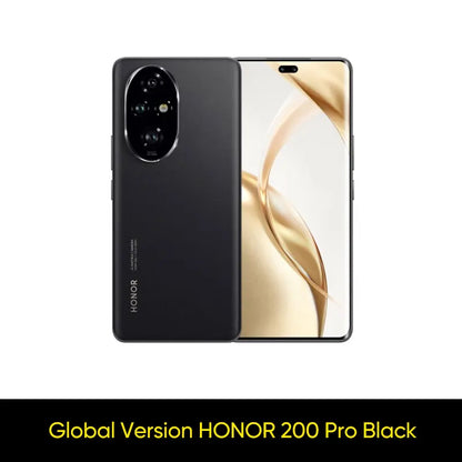 2024 Global Version HONOR 200 Pro Snapdragon 8s Gen 3 5G Smartphone 6.78'' 120Hz AMOLED Display Support HONOR 100W SuperCharge