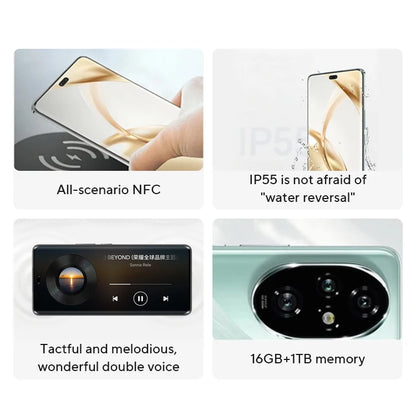 2024 Global Version HONOR 200 Pro Snapdragon 8s Gen 3 5G Smartphone 6.78'' 120Hz AMOLED Display Support HONOR 100W SuperCharge